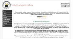Desktop Screenshot of boylstonhistory.org