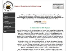 Tablet Screenshot of boylstonhistory.org